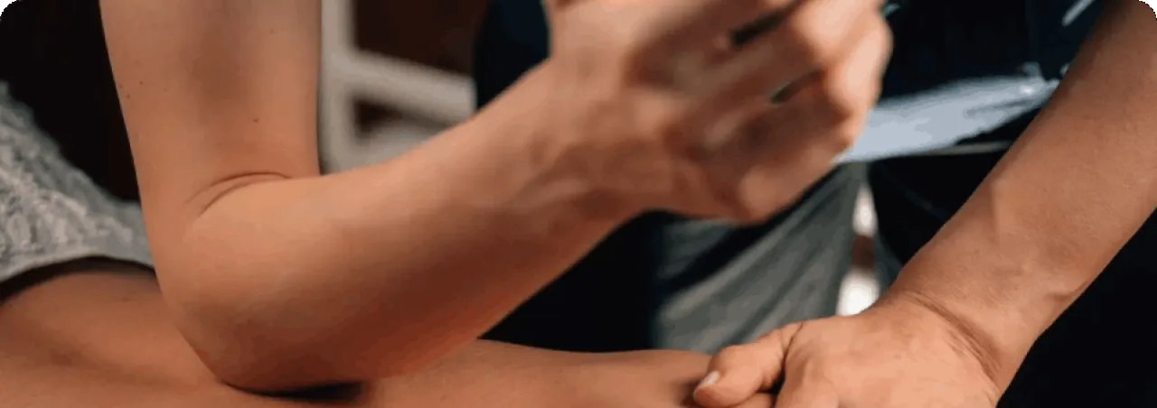Deep tissue massage